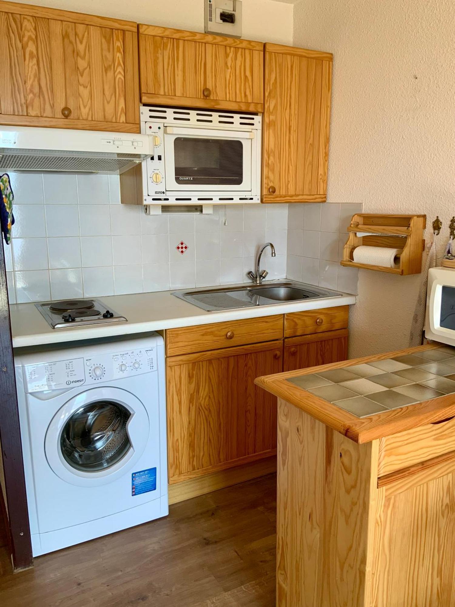 Studio Cabine Chaleureux A Pyrenees 2000 - Wifi Et Parking Prive Bolquere Ngoại thất bức ảnh