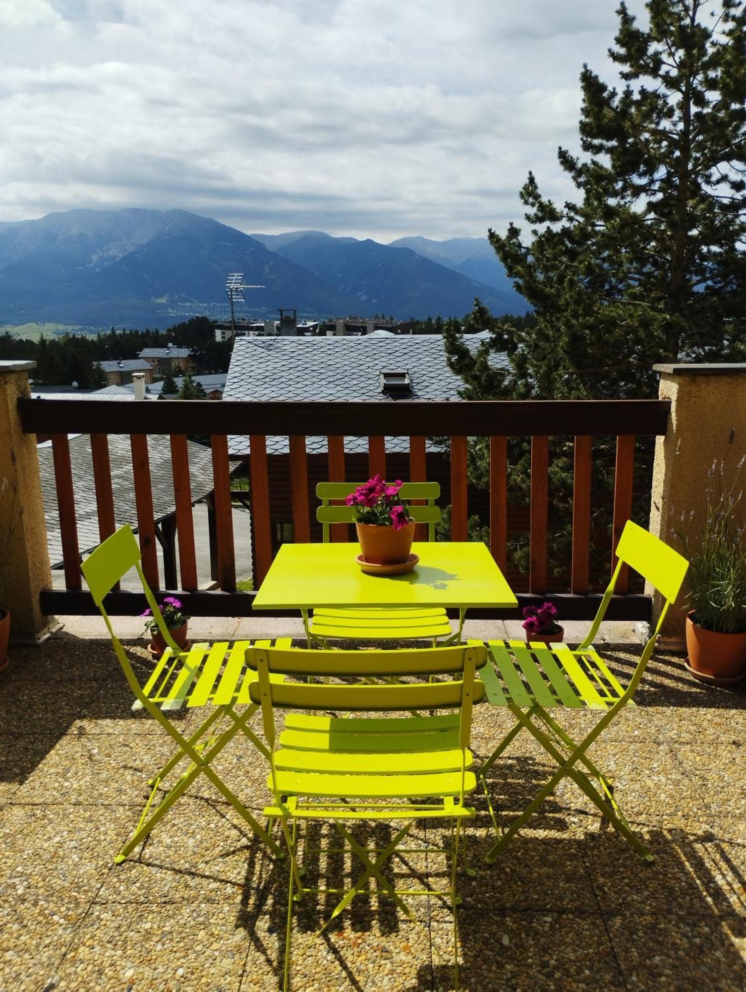 Studio Cabine Chaleureux A Pyrenees 2000 - Wifi Et Parking Prive Bolquere Ngoại thất bức ảnh